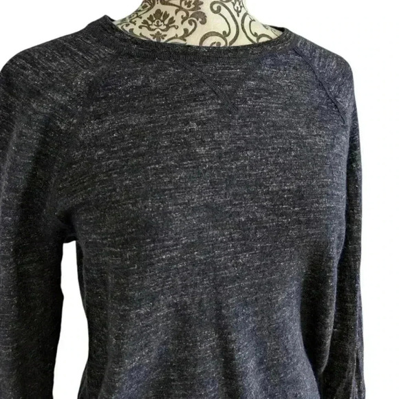 Vince Sweater Wool Linen Blend Dark Blue Marl Crewneck Women's size Medium - Picture 6 of 14